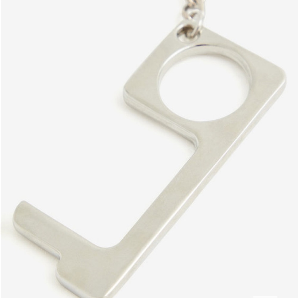 Torrid SILVER-TONE TOUCHLESS DOOR OPENER KEYCHAIN - Picture 3 of 3